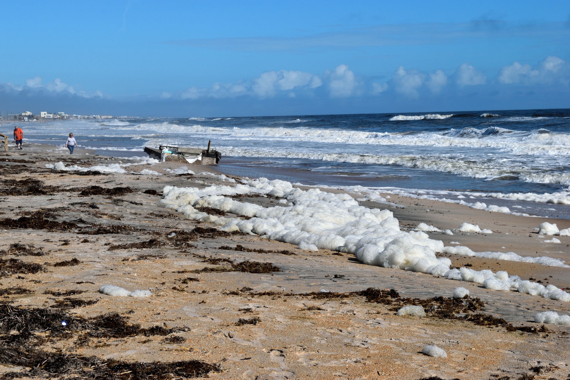 ocean debris hurricane irma destruction free photo