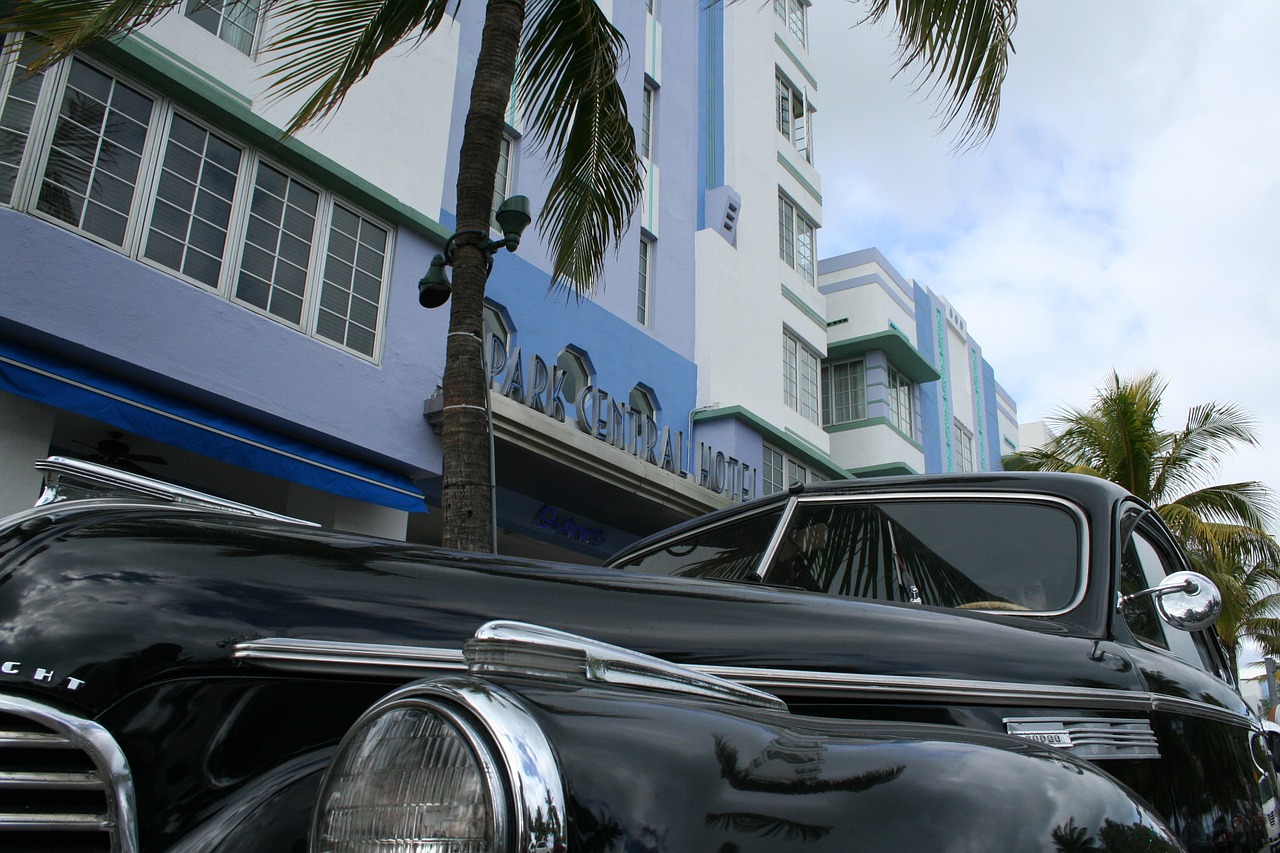 ocean drive miami beach florida free photo