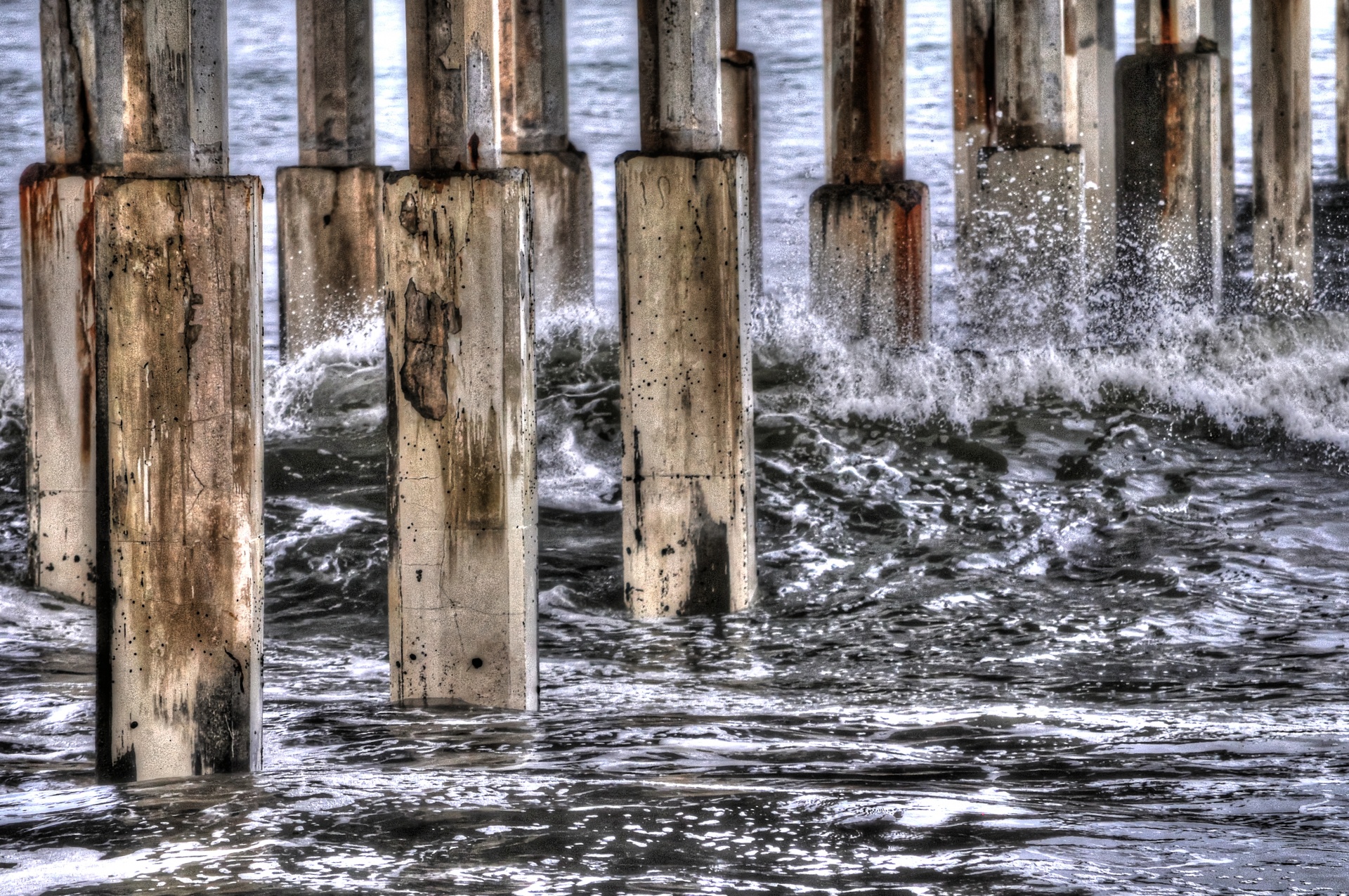 pier ocean sea free photo