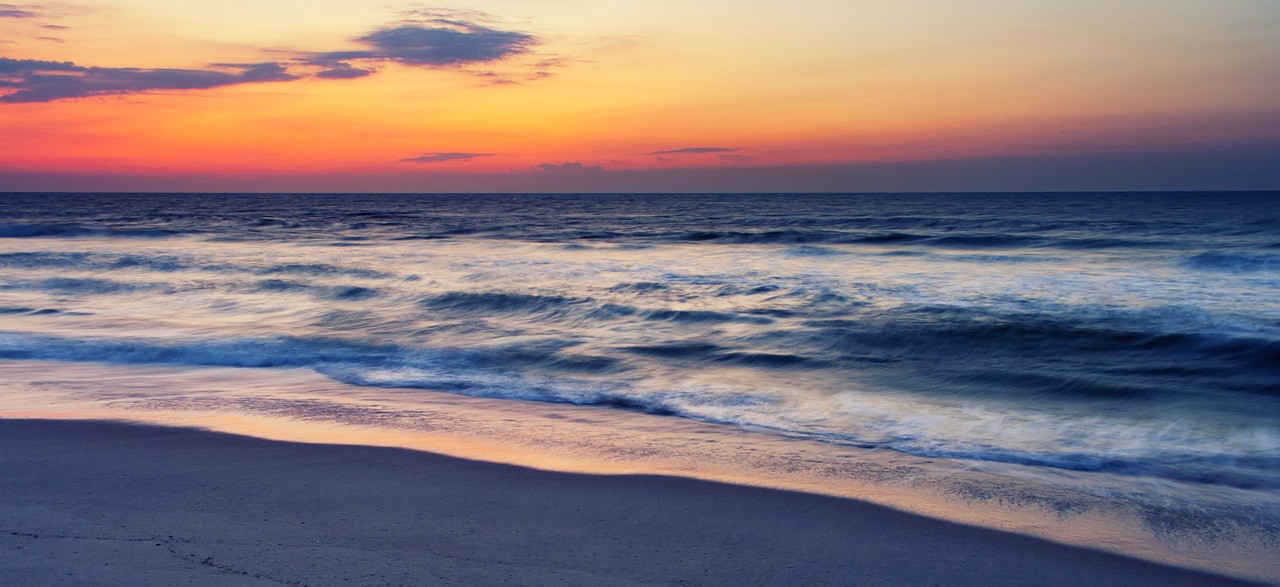 ocean sunrise sunrise ocean free photo