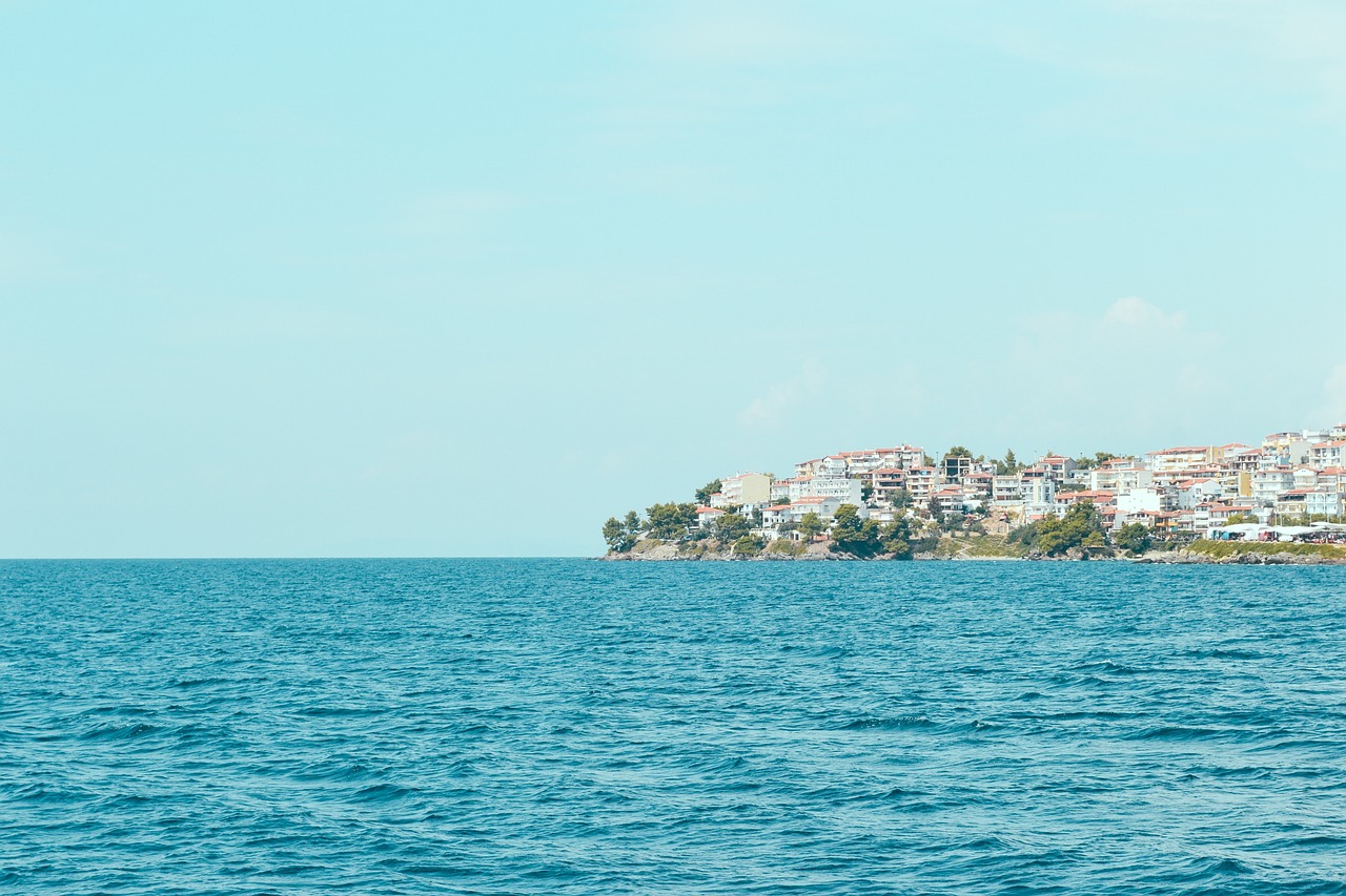 ocean view houses ocean free photo