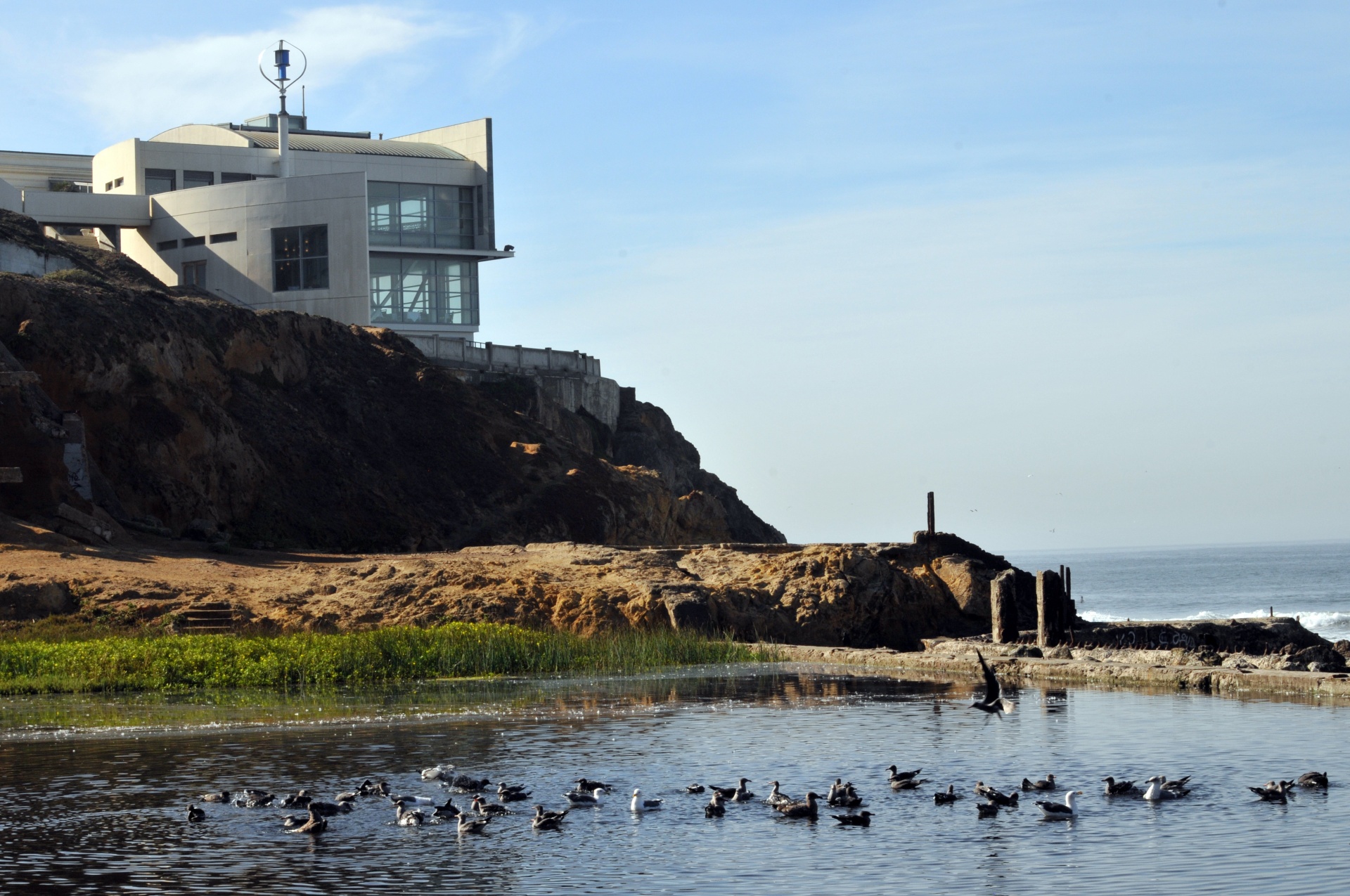 restaurant ocean view cliffhouse restaurant free photo