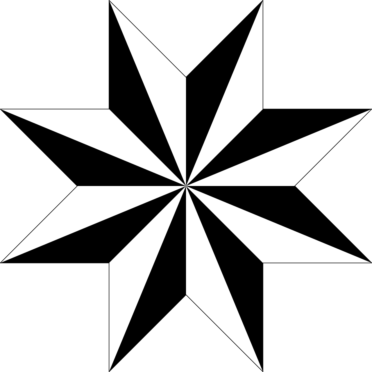 octagon polygon star free photo