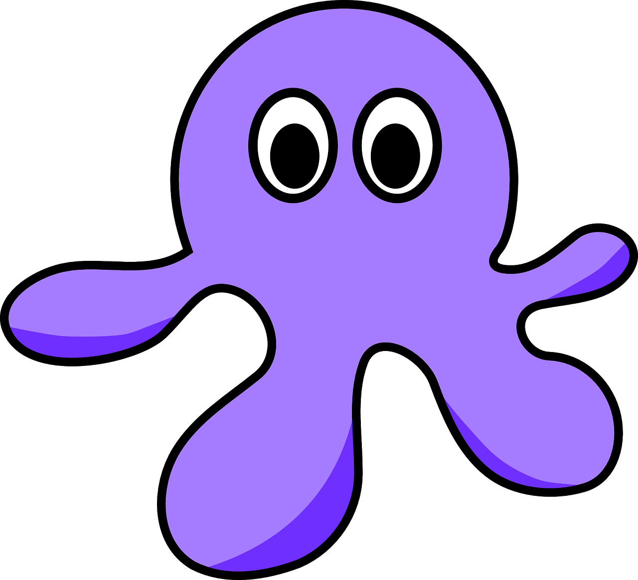 octopus cute purple free photo