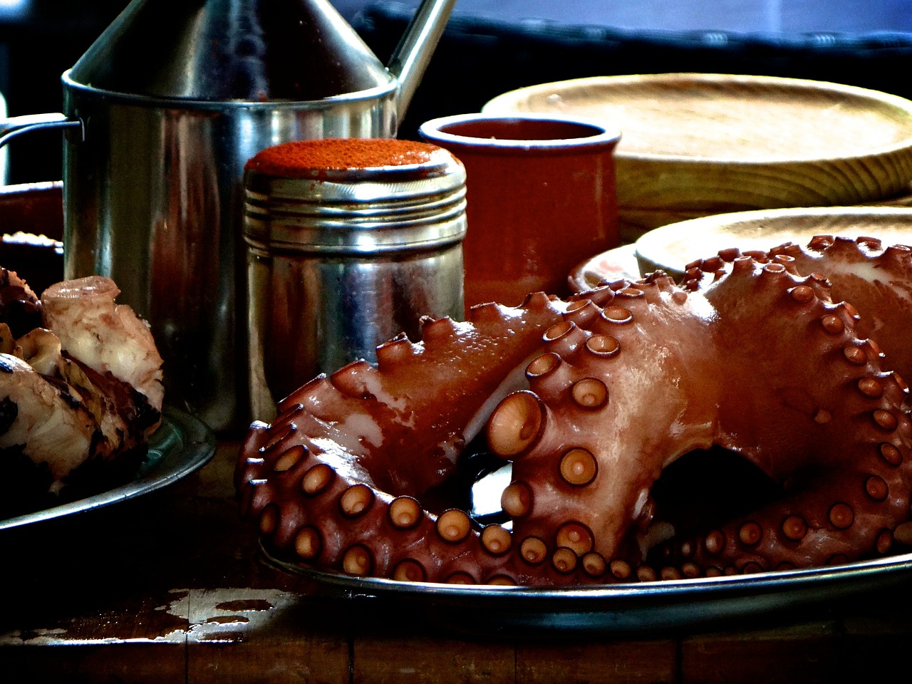 octopus paprika oil free photo