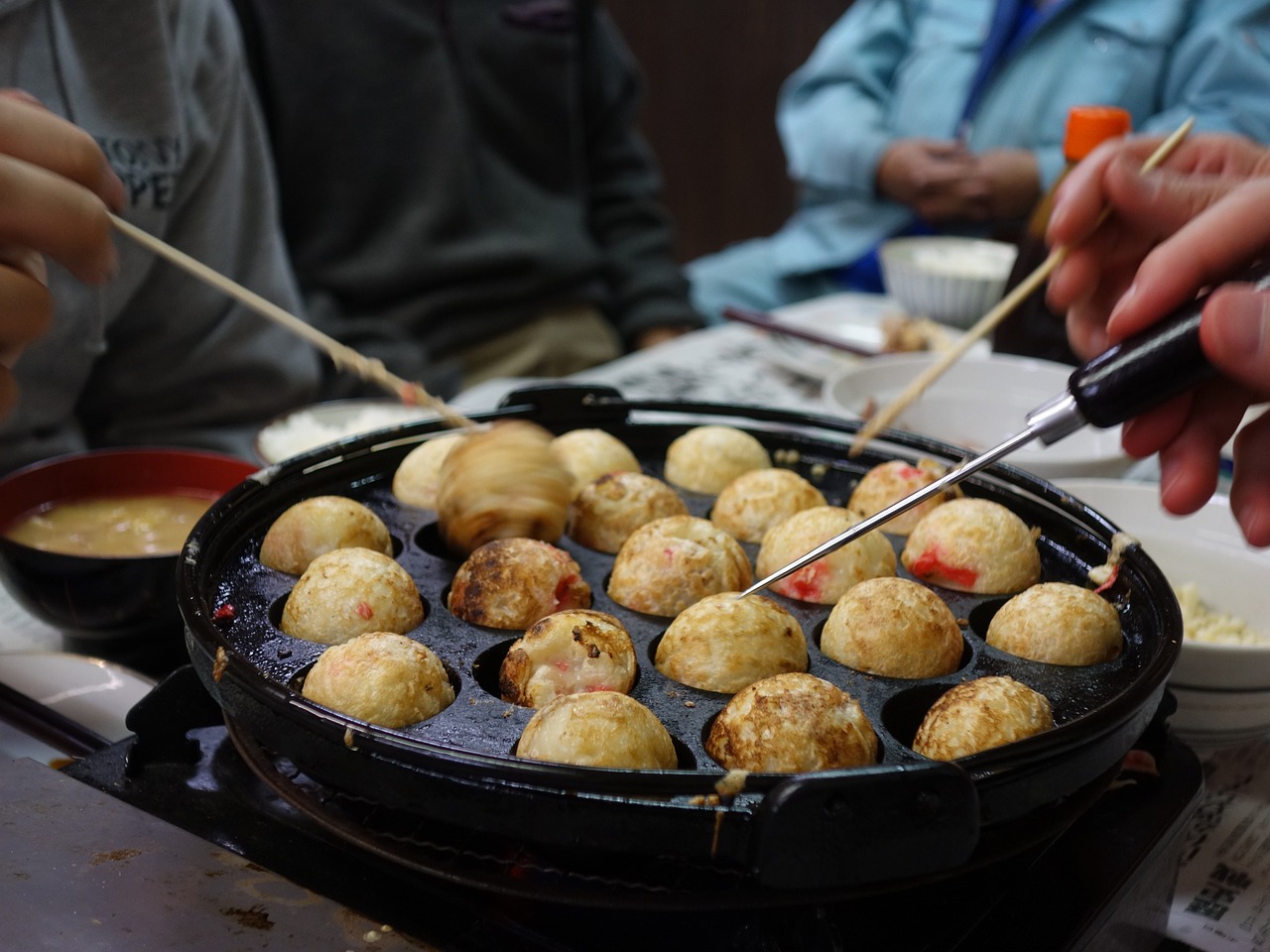 octopus dumplings takopa kansai free photo