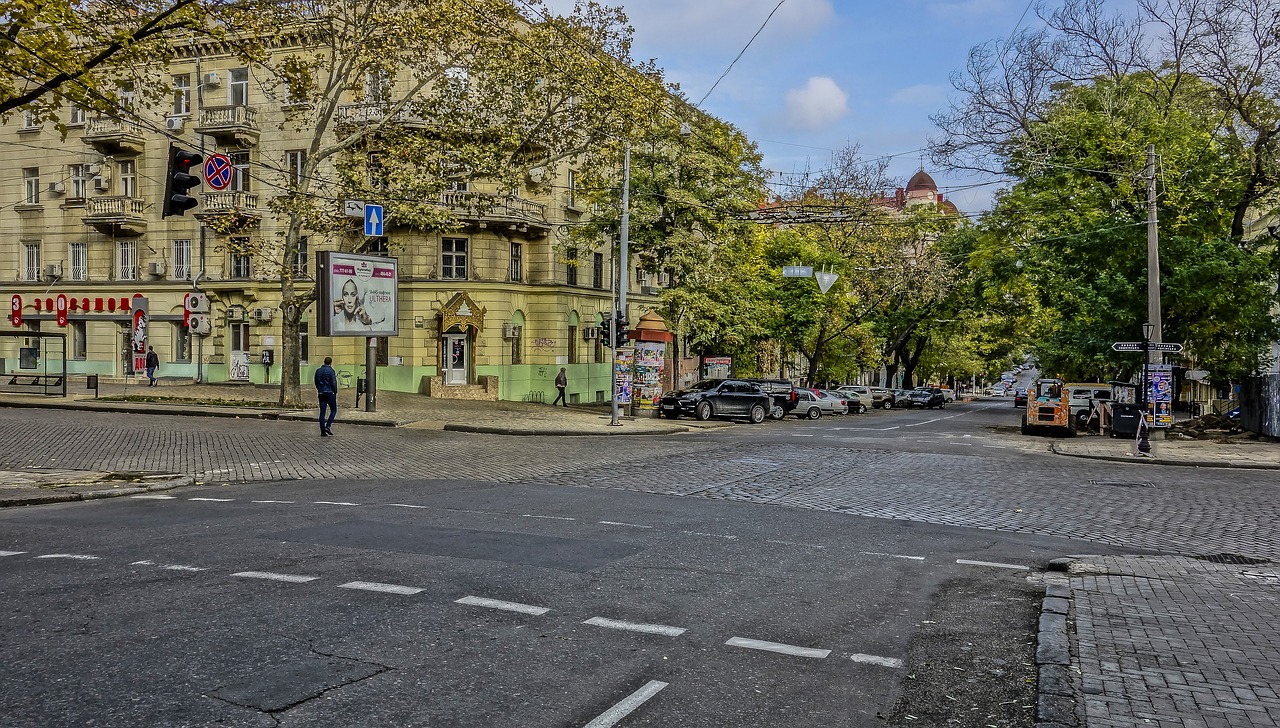 odessa crossroads pedestrian free photo