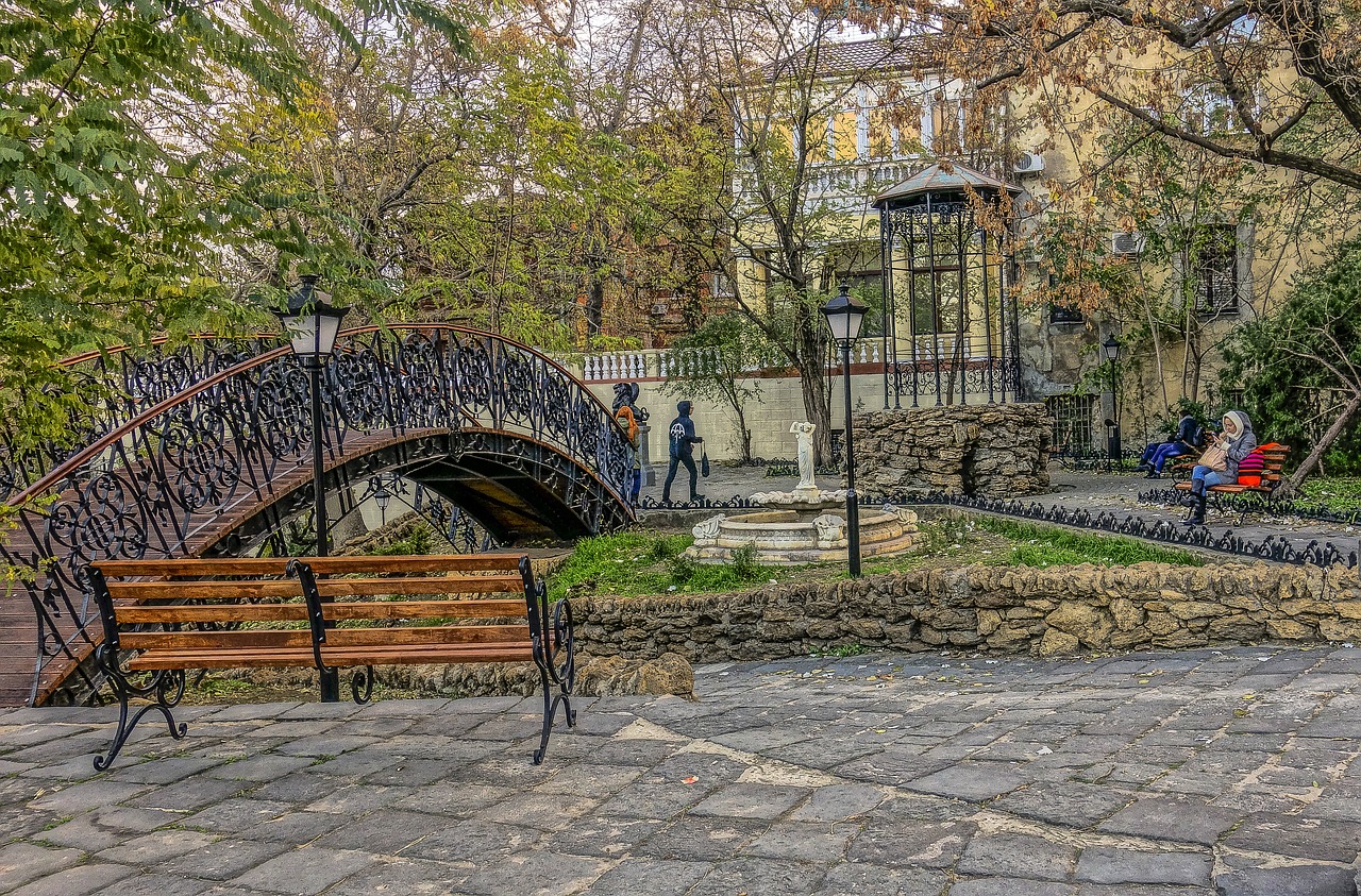 odessa park bridge free photo