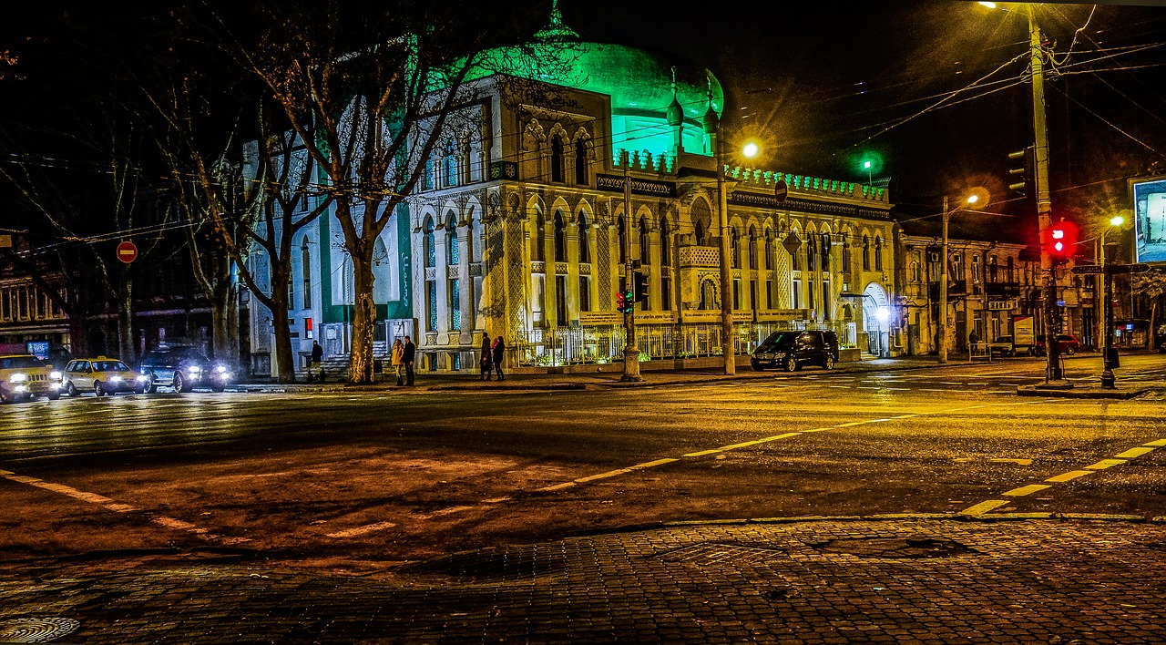 odessa evening mosque free photo