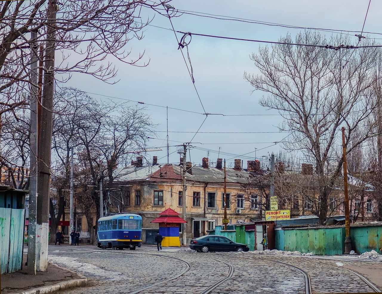 odessa street paving stone free photo