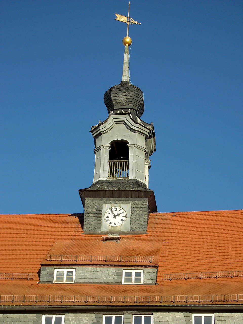 oederan town hall tower free photo