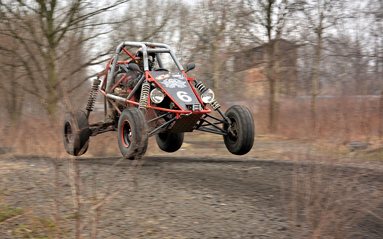 off-road rally buggy race free photo