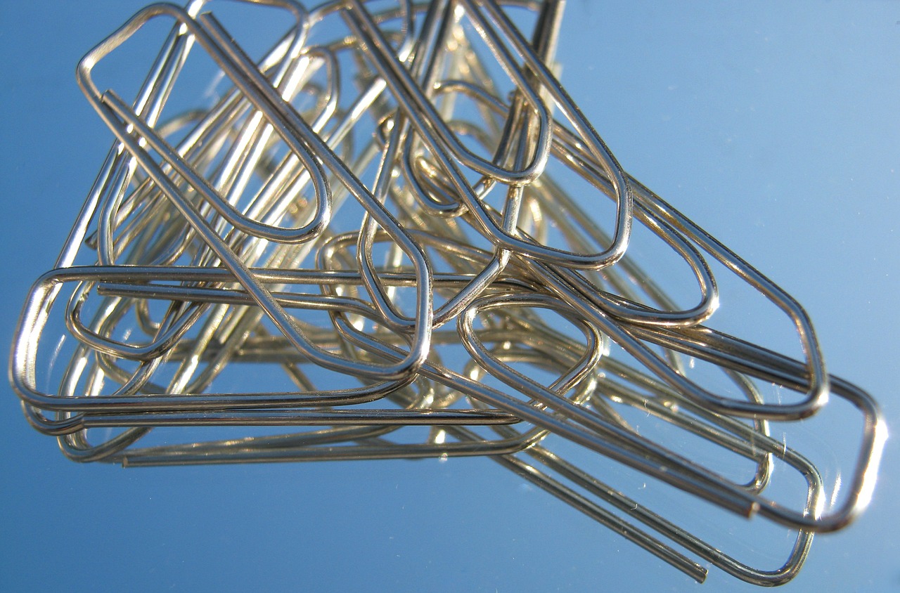 office paper clips several free photo
