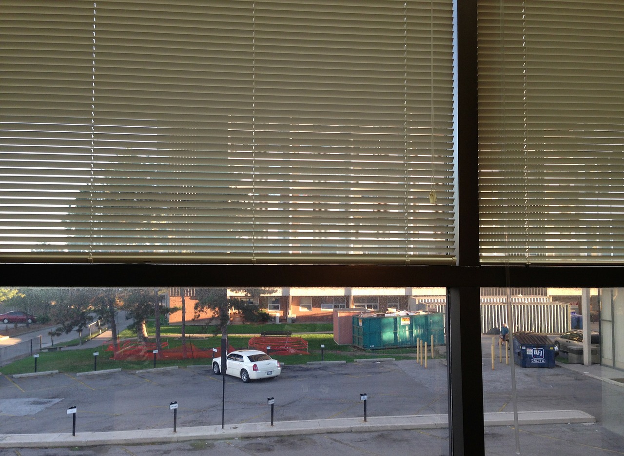 office window blinds free photo