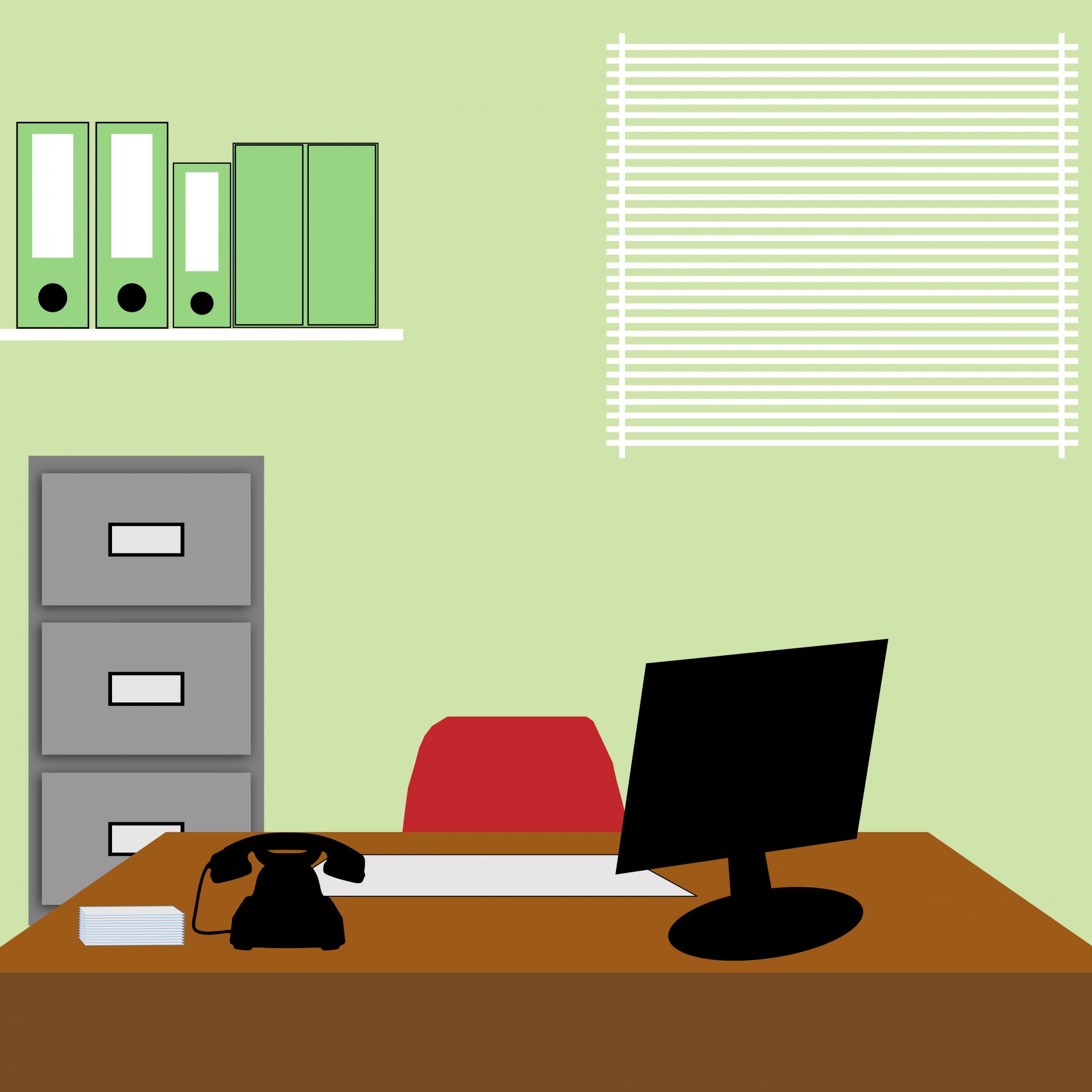 Office,empty,background,green,desk - free image from 