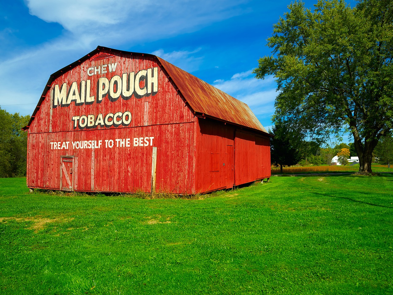 ohio mail pouch tobacco red free photo