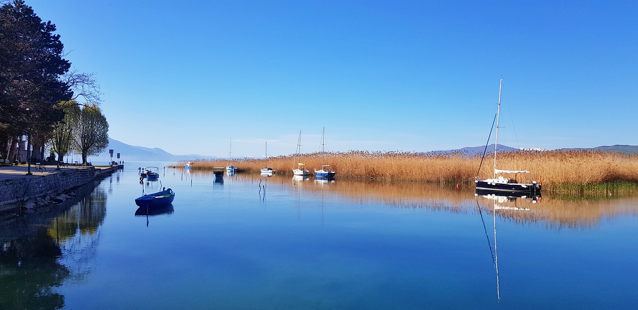 ohrid lake  lake  north macedonia free photo