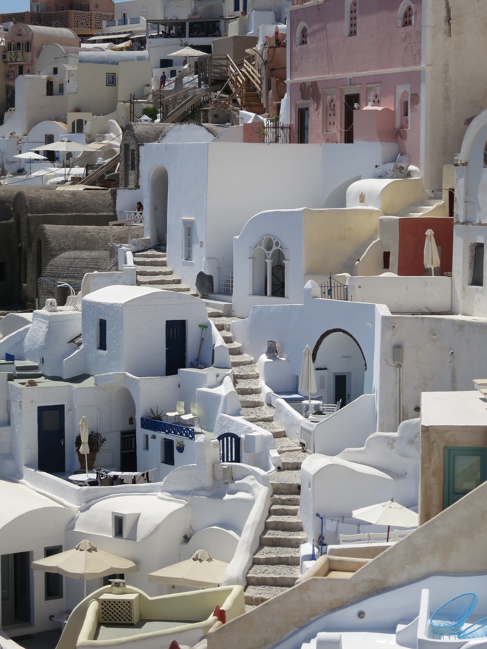 oia  santorini  greece free photo