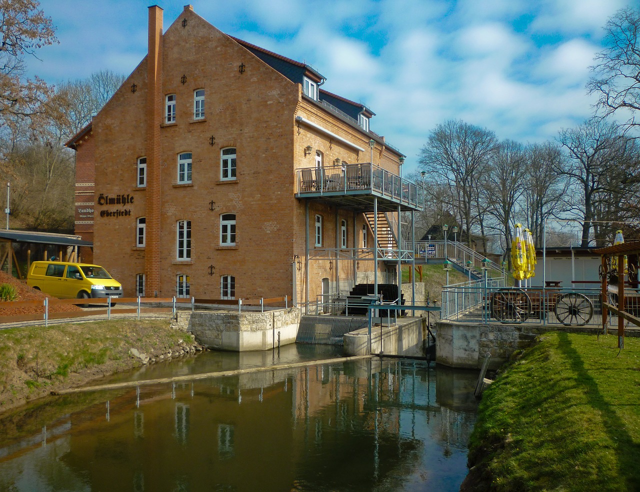 oil mill water power eberstedt free photo