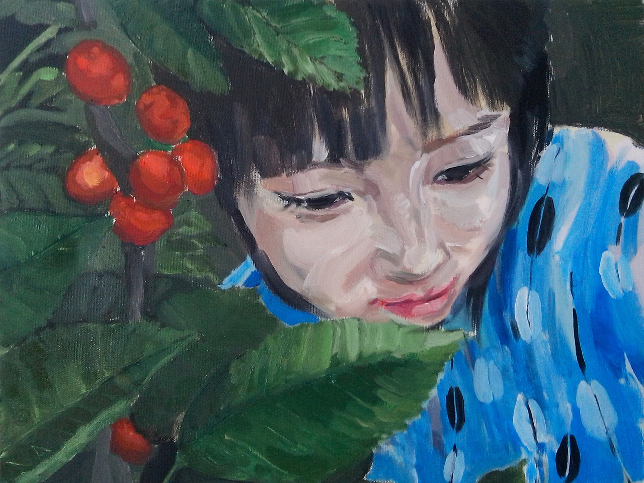 oil painting character tian wei free photo