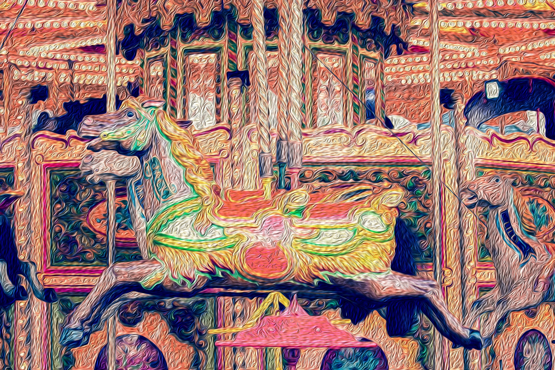 carousel child wallpaper free photo