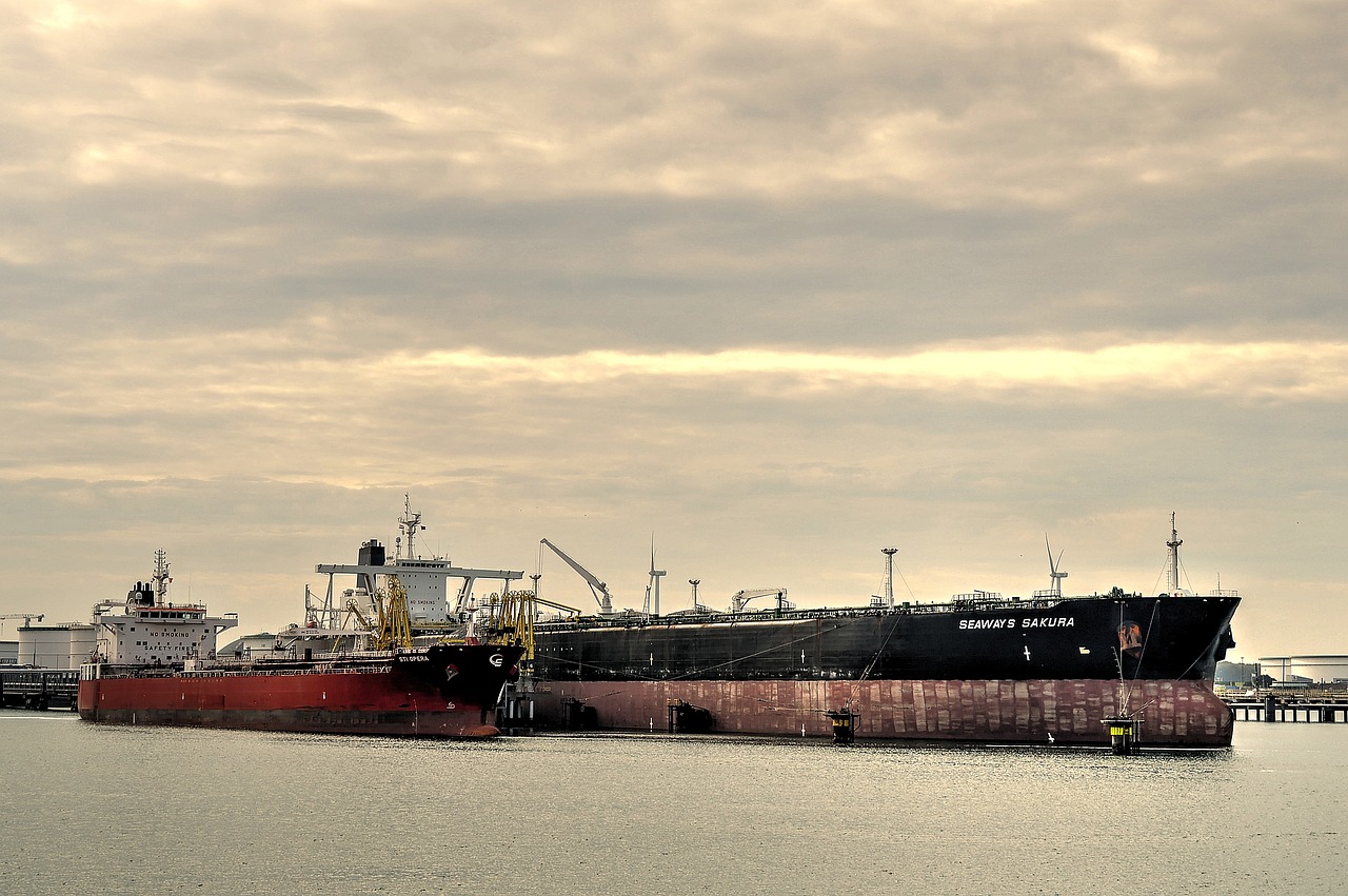 oil tanker tanker port free photo