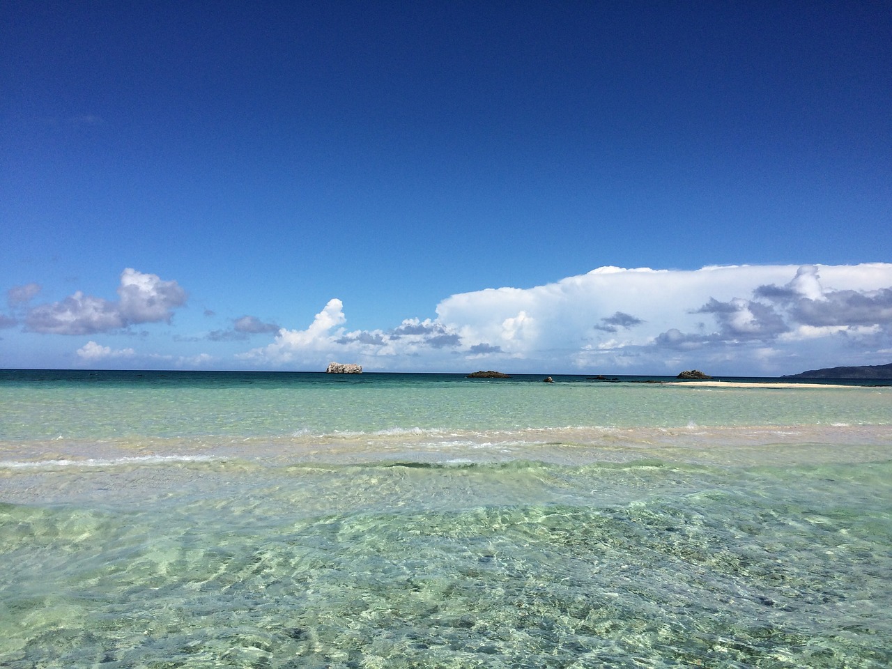 okinawa sky sea free photo