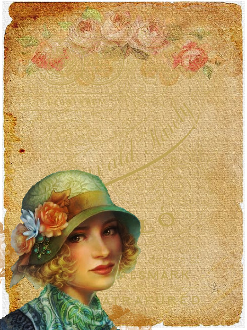 old vintage parchment free photo