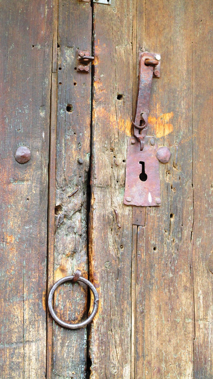 old rustic door free photo