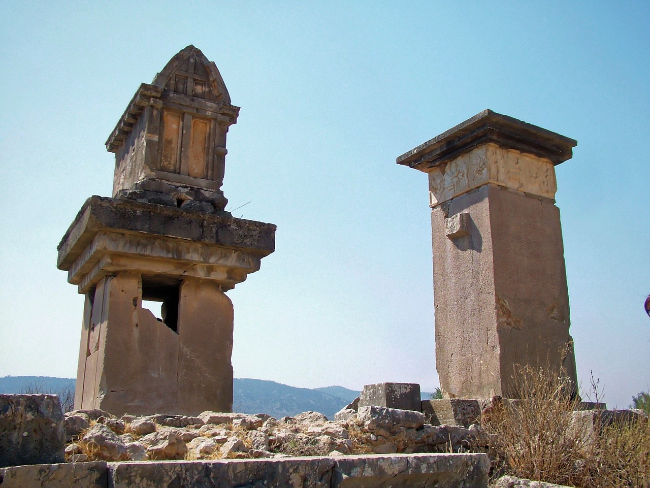 old ruins stone free photo