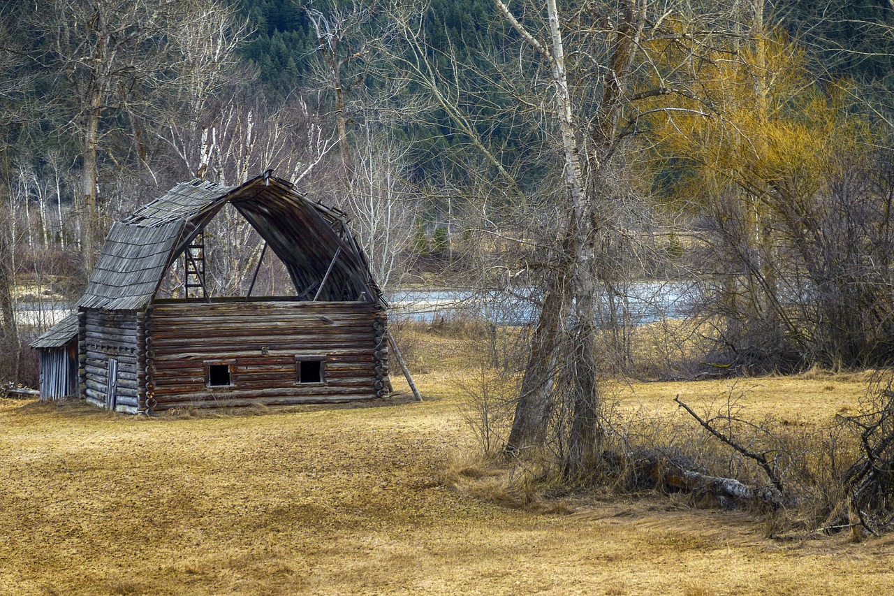 old wooden barn free photo