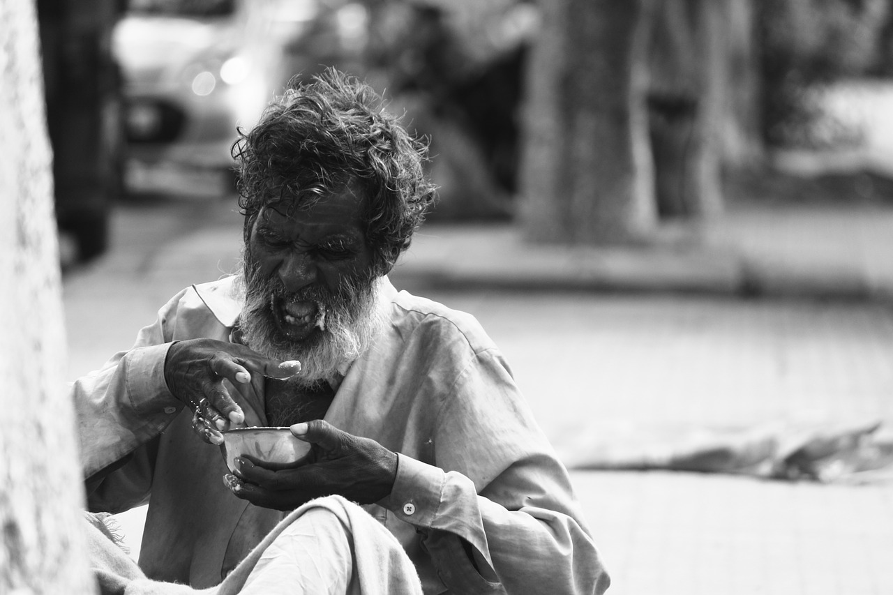 old poor indian free photo