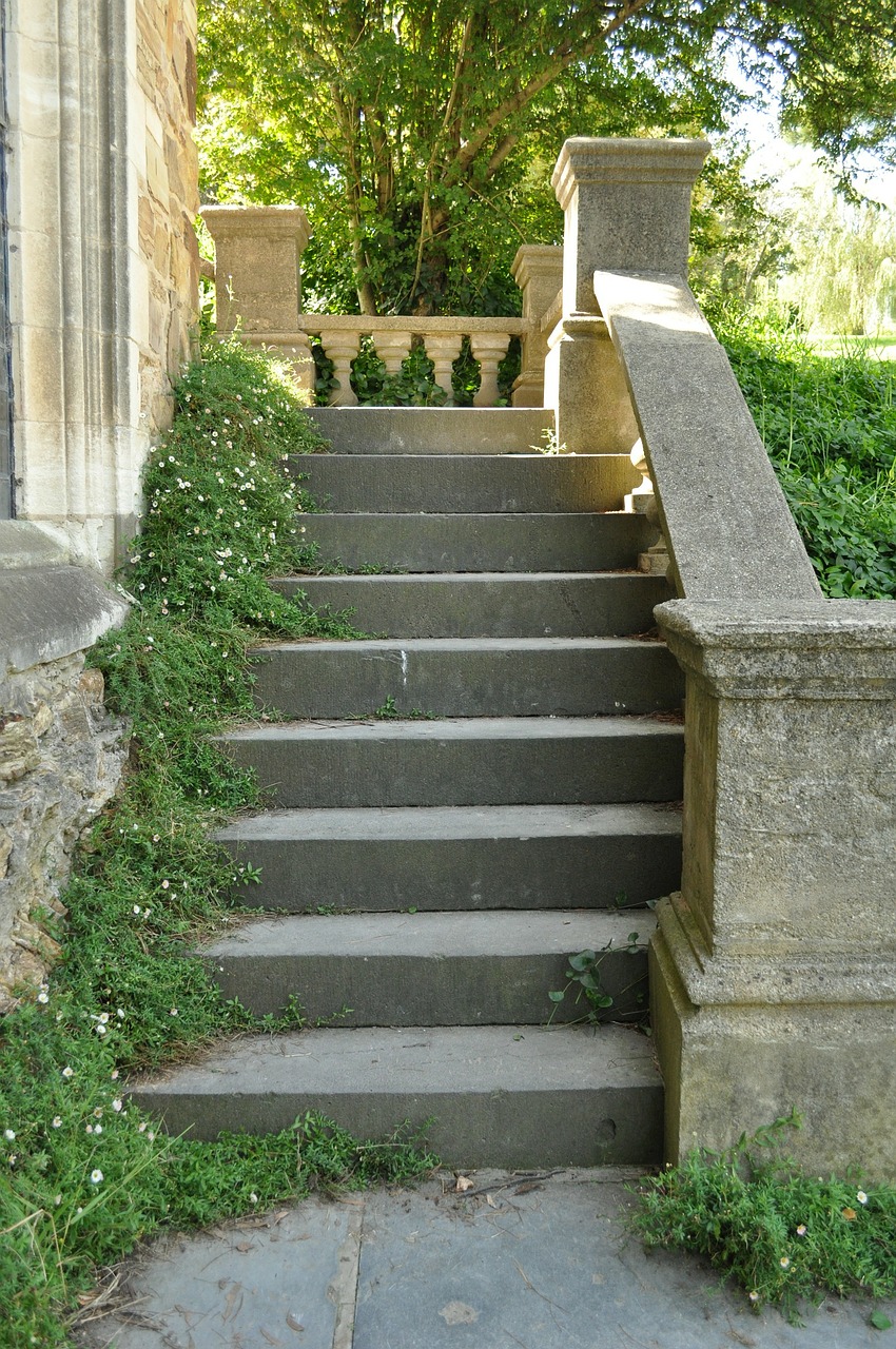 old stone steps free photo