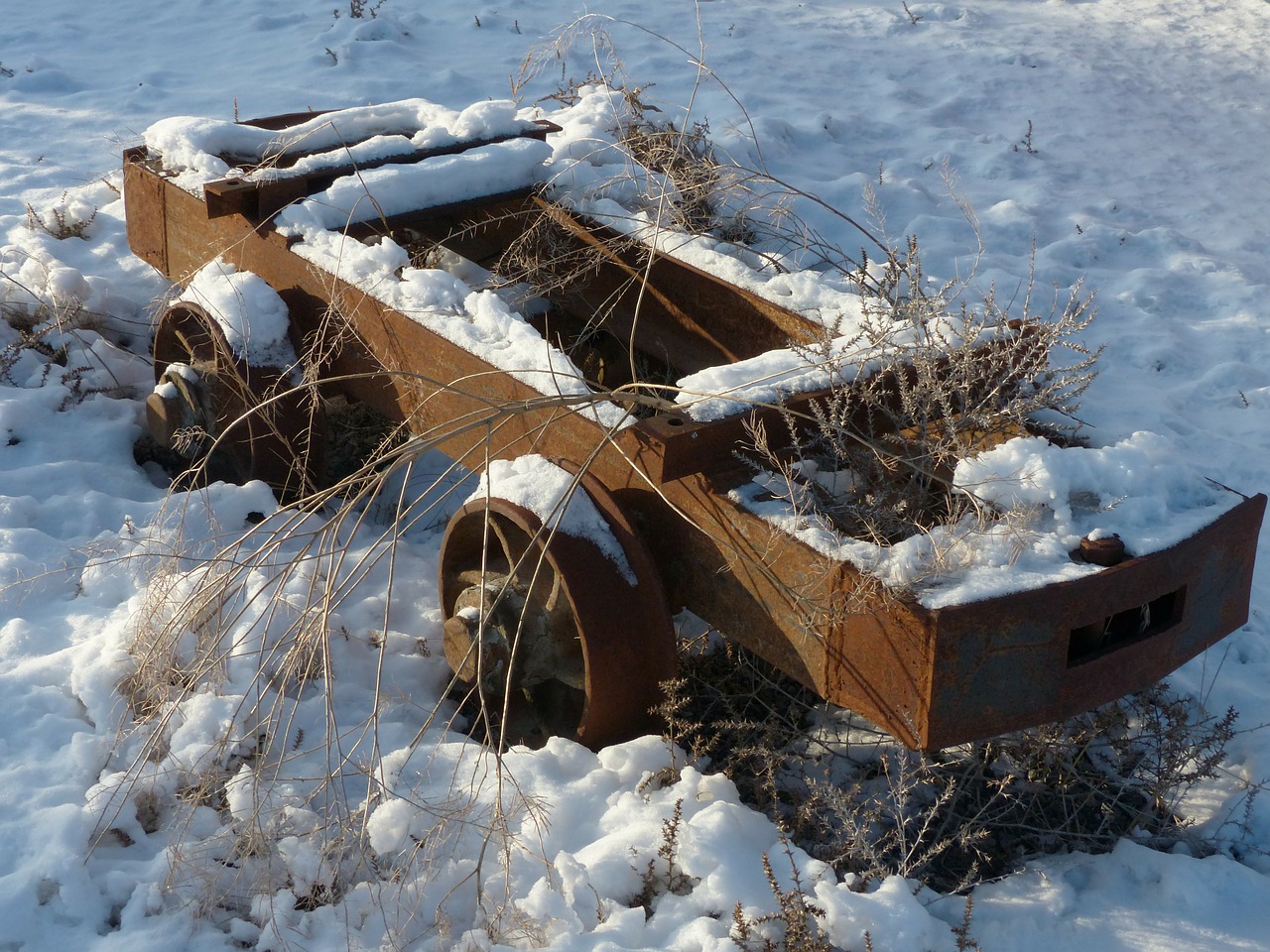 old rusty mining free photo