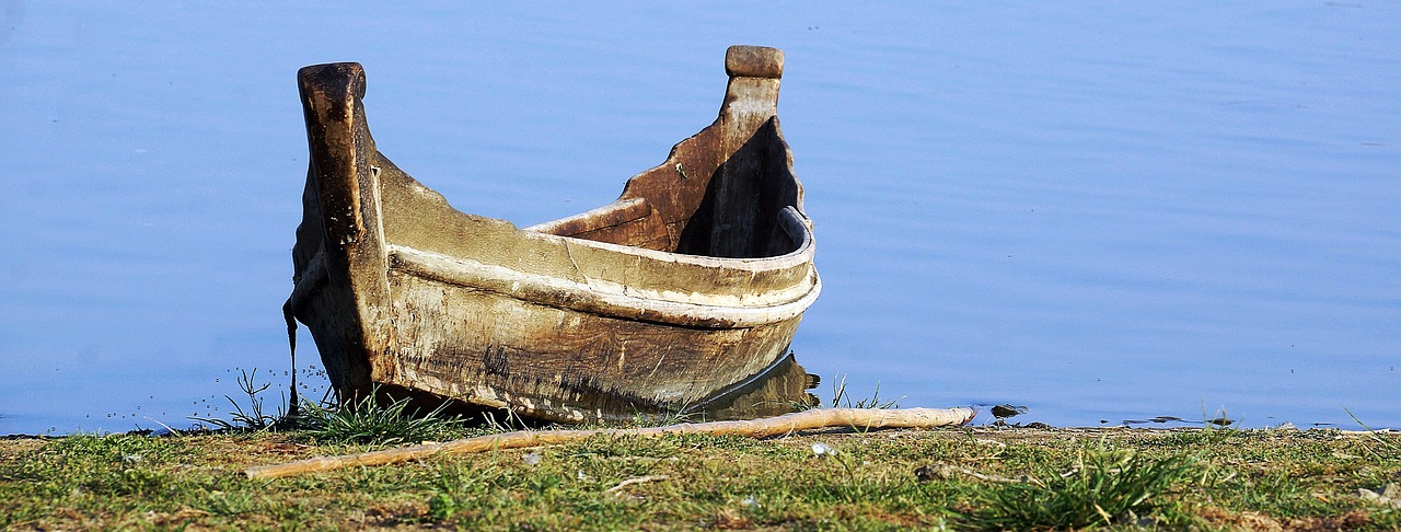 old wooden boat free photo
