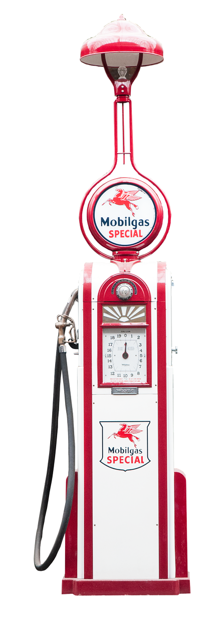 old petrol pump free photo