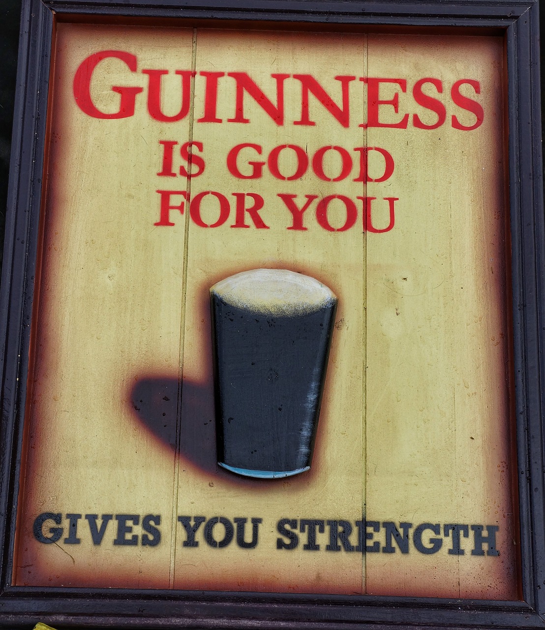 old guinness sign free photo