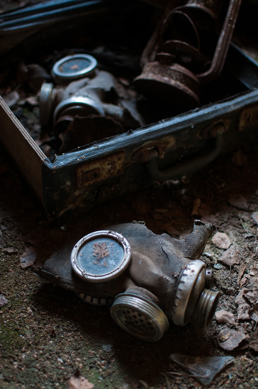 old  industry  gas mask free photo