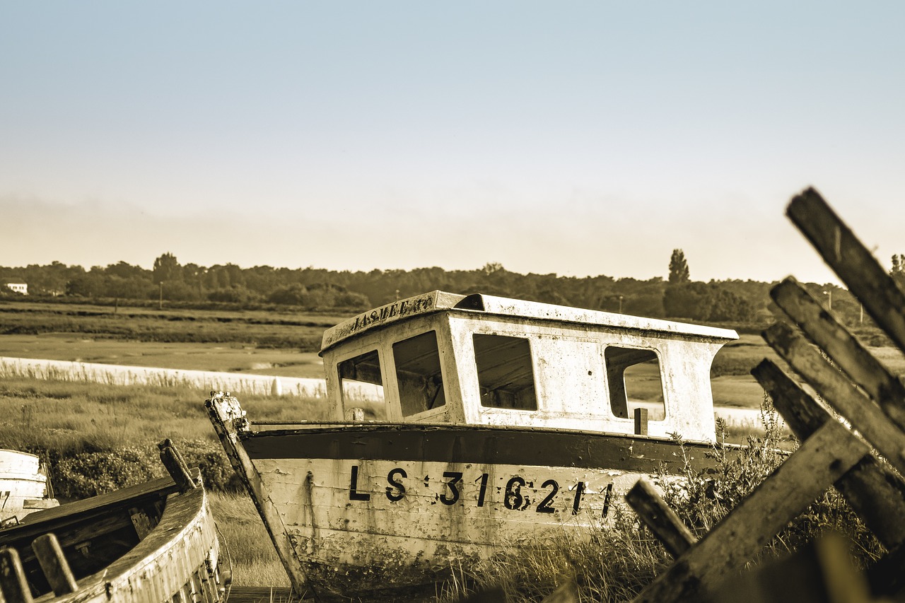 old  fishing vessel  port free photo