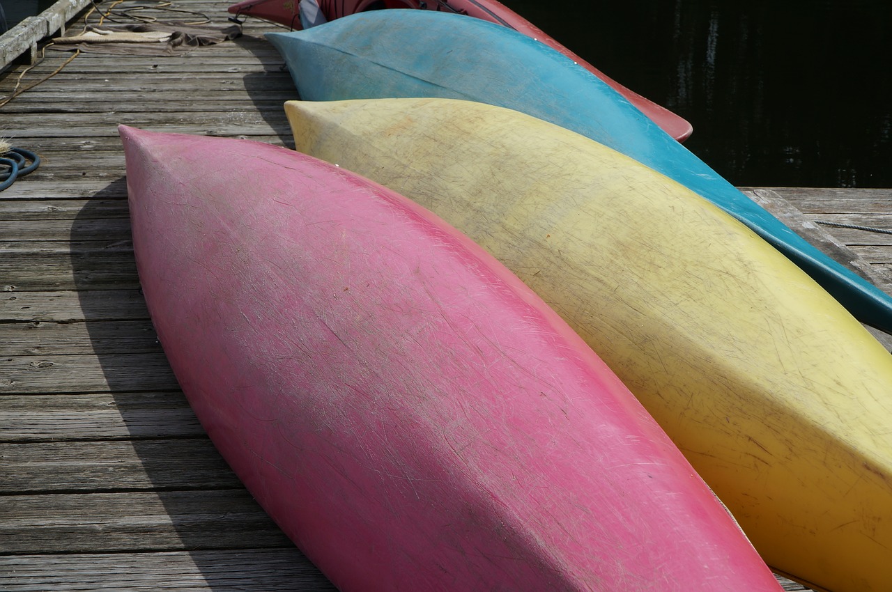 old  kayak  pier free photo