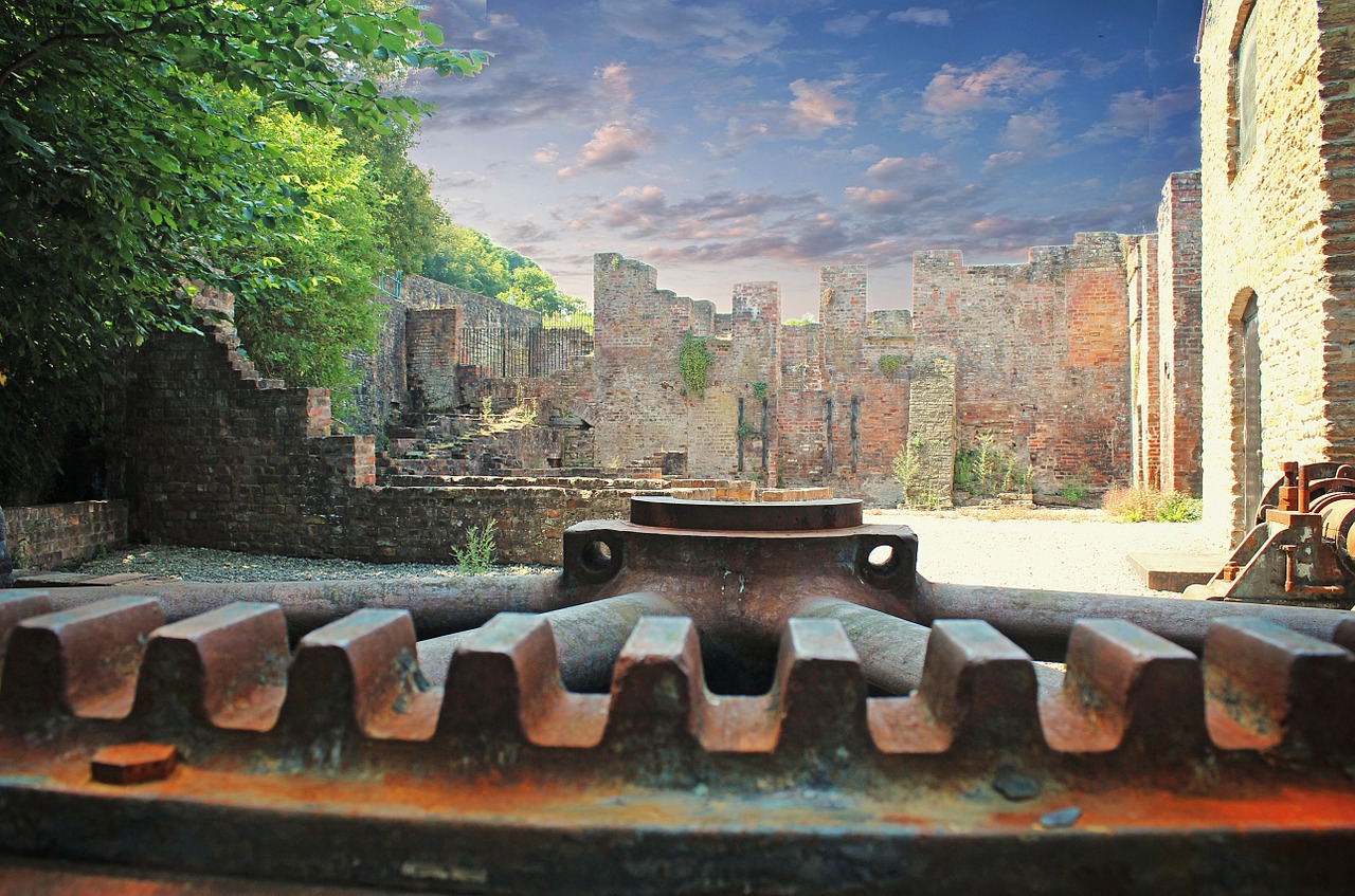 old mill building sky history historic free photo