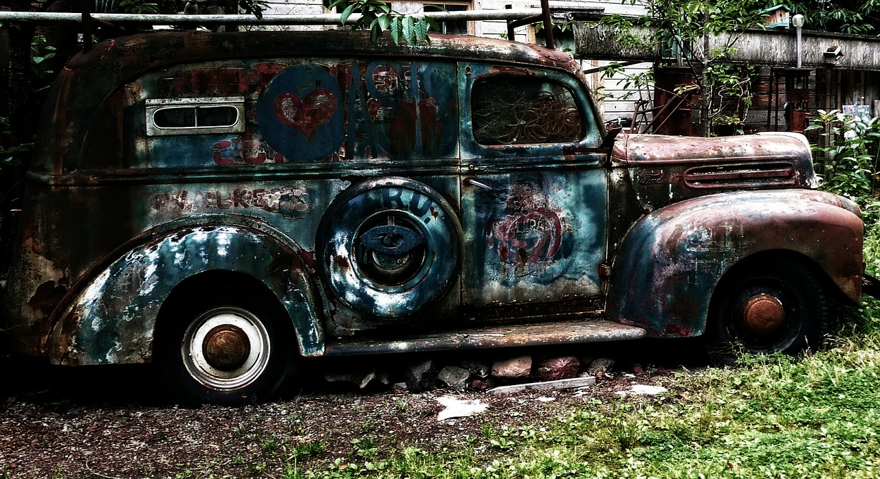 old rusty ford free photo