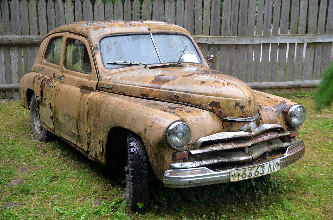 old soviet car free photo