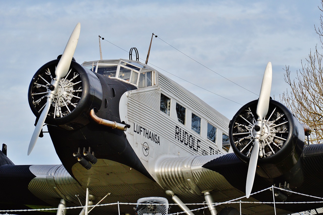 old aircraft munich airport exhibition free photo