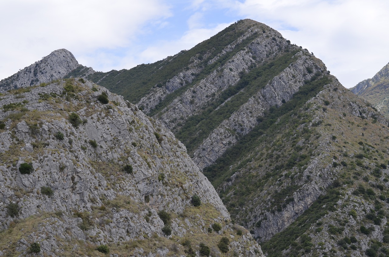 old bar  montenegro  mountains free photo