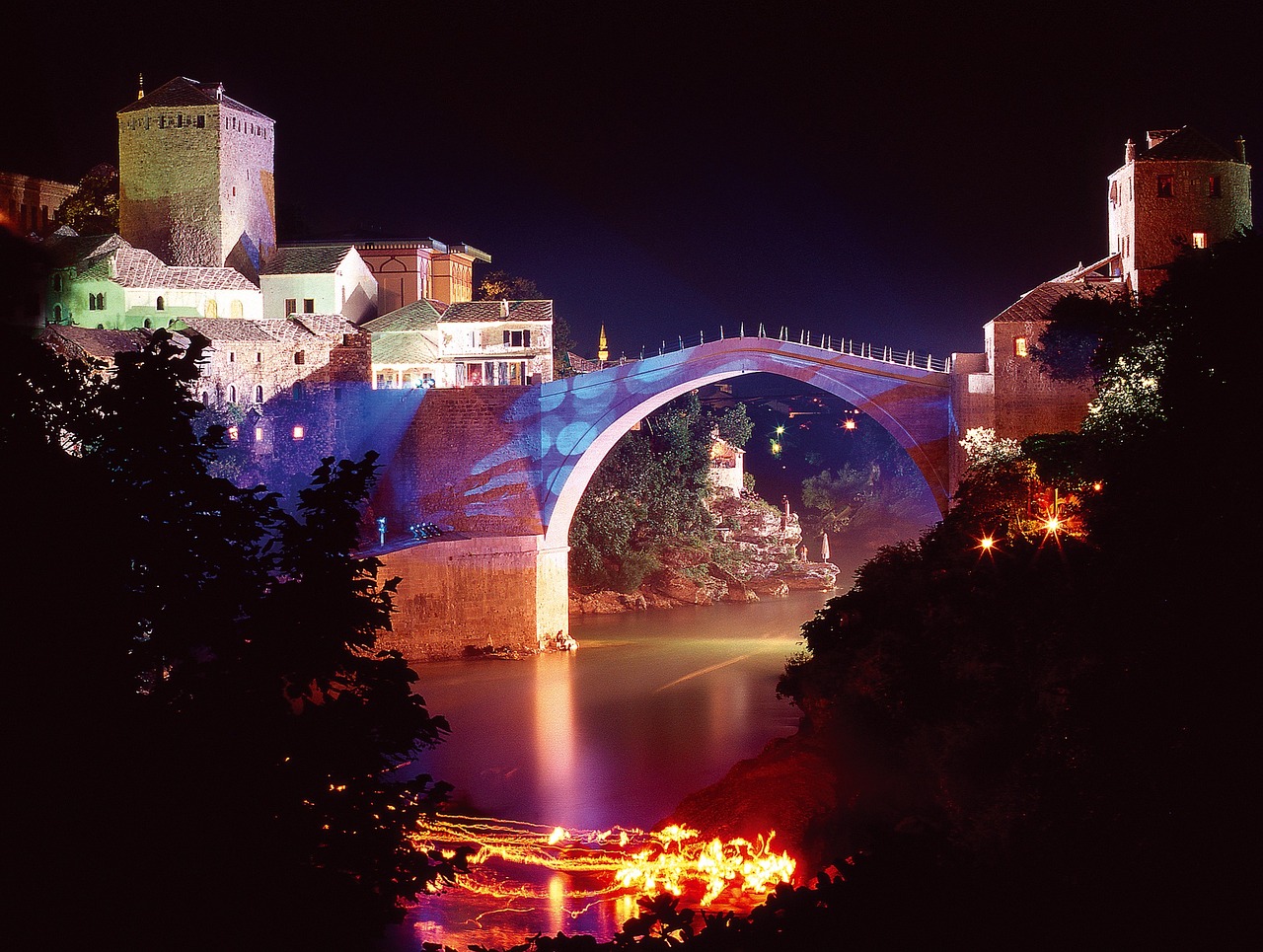 old bridge mostar bosnia free photo