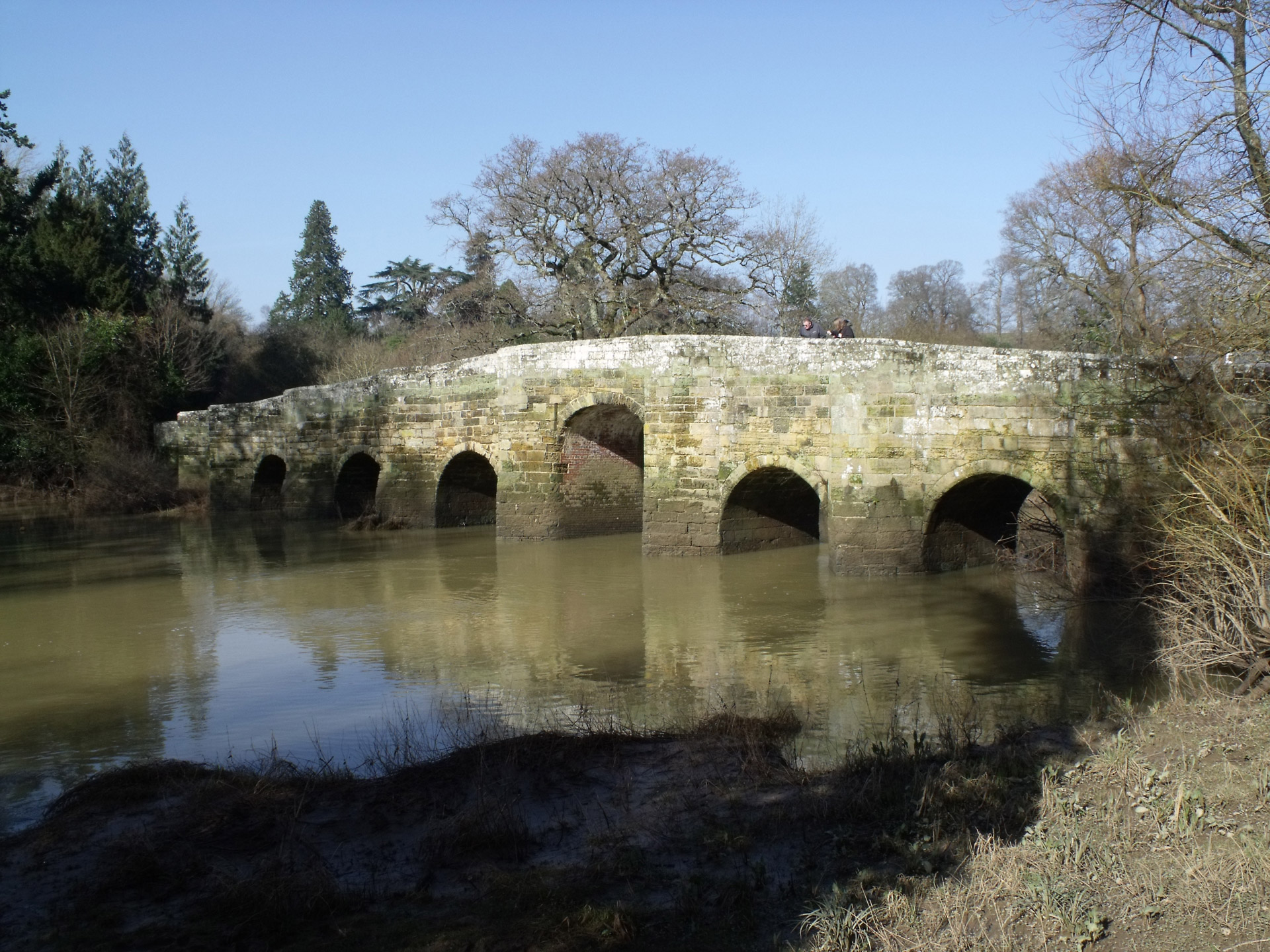 old bridge old bridge at pulborough free photo