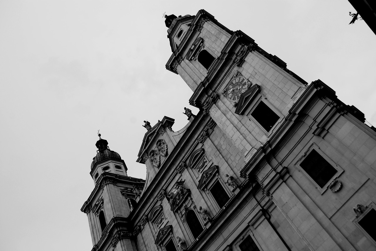 old building  black and white  b w free photo