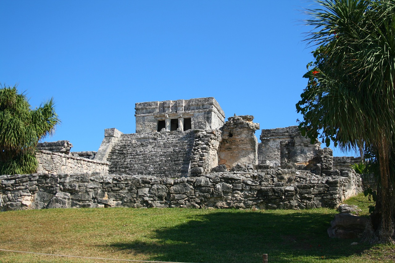 old building yucatan mexico free photo
