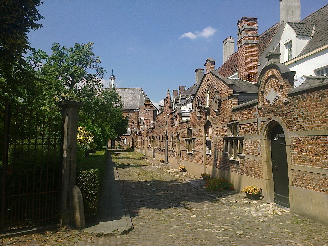 old buildings facade belgium free photo